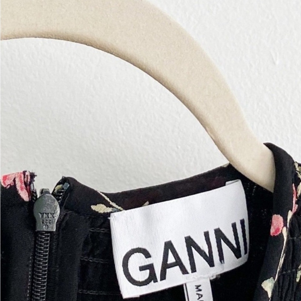 GANNI ditsy Floral peplum blouse. - Picture 5 of 10